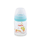 Farlin Wide-Neck Glass Feeding Bottle 120ml – Blue